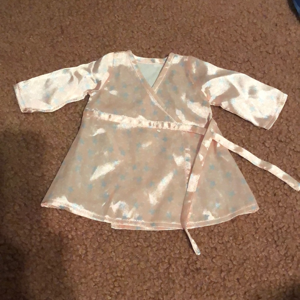 American Girl Doll Retired silk pajama robe & shorts - Picture 5 of 8